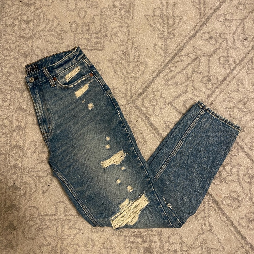 High rise mom jeans